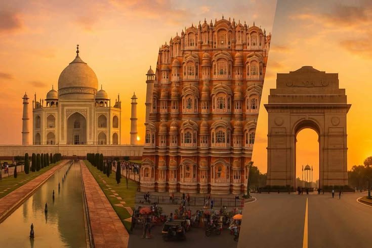 7 days Golden Triangle tour from USA itinerary